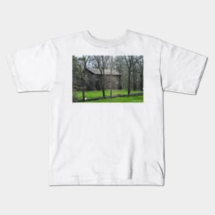 Barn and Country Road Kids T-Shirt